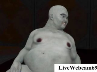 3D Hentai forced to fuck slave bitch - LiveWebcam69.com