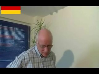 Duits grootvader gaat ahead jong ms libidinous