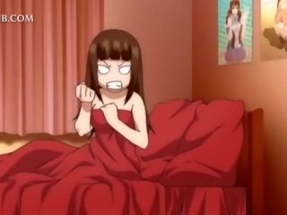 3d hentai aluna fica cona fodido debaixo da saia em cama