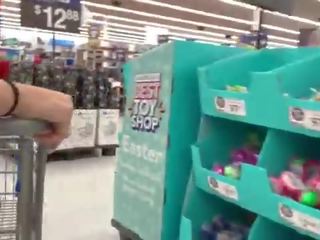A Real Freak Recording a incredible chick at Walmart -