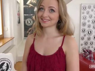 EXPOSED CASTING - Czech cutie girlfriend Bug auditions for David Perry and Sicilia